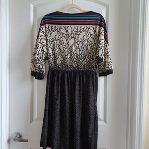 Multicolor Patterned Women's Dress
